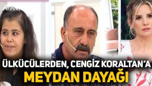 Esra Erol'un programında, 28 yaş küçük evli komşusundan çocuğu olduğu ortaya çıkan Cengiz Koraltan'a meydan dayağı atıldı