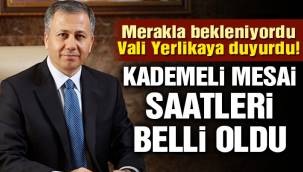 İstanbul'daki kademeli mesai çalışmasının ayrıntıları açıklandı