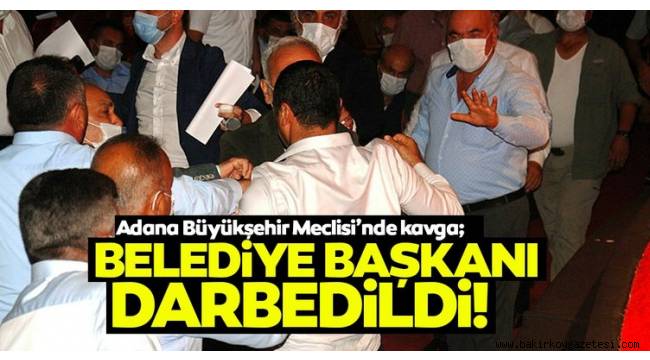 Belediye Meclisi'nde yumruklu kavga; belediye başkanı darbedildi
