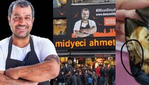 Midyeci Ahmet'in midyelerinde böcek çıktı!