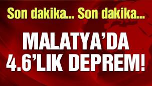Son dakika… Malatya'da korkutan deprem