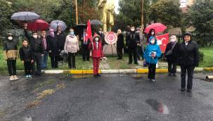 ATAKÖY'LÜLERİ YOĞUN YAĞMUR BİLE DURURAMADI!
