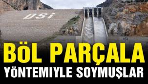Böl, parçala yöntemiyle soymuşlar