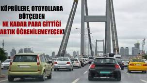 Halkın vergisini nereye harcandığını halktan saklıyorlar!