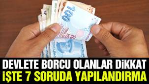 İşte 7 soruda vergi borçlarına yapılandırma düzenlemesi