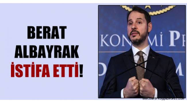 BERAT ALBAYRAK'IN RESMİ INSTAGRAM HESABINDAN İSTİFA DUYURUSU YAPILDI
