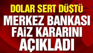 Merkez Bankası faiz kararını açıkladı