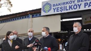 VALİ ,KAYMAKAM ,BELEDİYE BAŞKANI YEŞİLKÖY PAZARINI DENETLEDİLER!