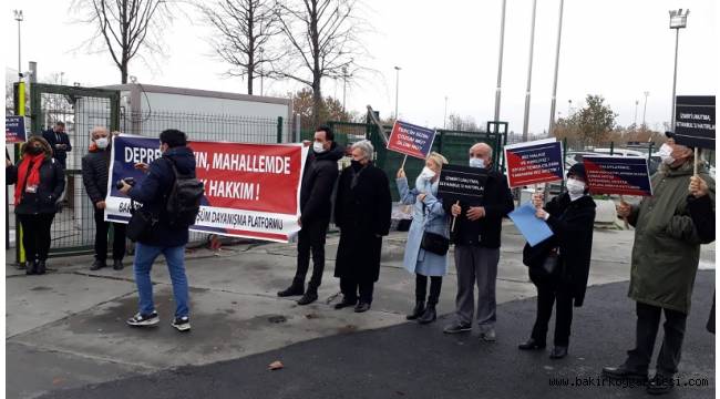 Bakırköy Kentsel Dönüşüm Dayanışma Platformu'ndan basın açıklaması