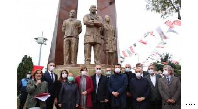 Başkan Dr.Bülent Kerimoğlu, maskeli heykeli neden yaptıklarını açıkladı