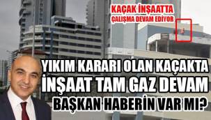 BAŞKAN HABERİN VAR MI? ATAKÖY HYATT REGENCY KAÇAK MÜHÜRLÜ EK BİNASINDA İNŞAAT DEVAM EDİYOR!