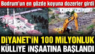 Diyanet, Bodrum'daki külliye için hafriyata yeniden başladı