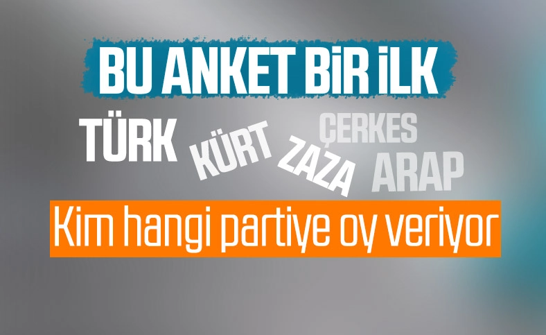 Etnik kimliklerine göre seçmenlerin siyasi parti tercihleri