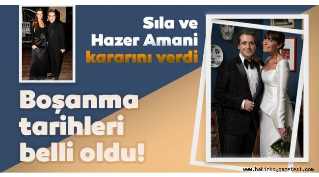 Boşanacaklarını açıklayan Sıla ve Hazer Amani kararlarını verdi!