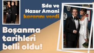 Boşanacaklarını açıklayan Sıla ve Hazer Amani kararlarını verdi! 