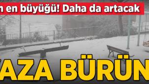 İstanbul'da beklenen kar yağışı başladı