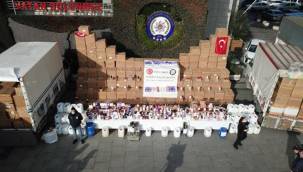 İstanbul'da sahte parfüm operasyonu