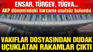 Vakıflar dosyasından dudak uçuklatan rakamlar çıktı