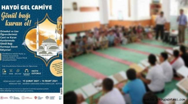 Bakırköy İlçe Milli Eğitim Müdürlüğü öğrencileri okul yerine camiye çağırıyor!