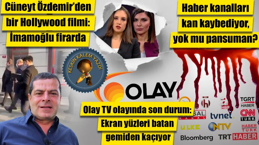 Cüneyt Özdemir'den bir Hollywood filmi: İmamoğlu firarda
