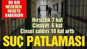 Hırsızlık 7 kat, kaçakçılık 9 kat, cinayet 6 kat, cinsel suçlar 10 kat arttı