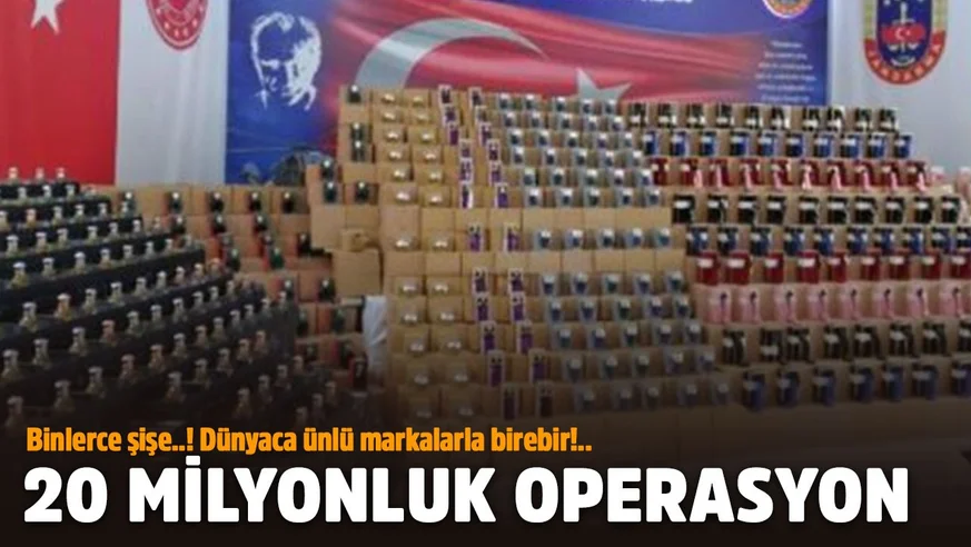 İstanbul'da sahte parfüm operasyonu