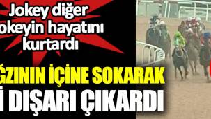 Jokey'in son düzlükte can pazarı
