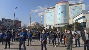 AKP 'li Bayrampaşa Belediyesi işçileri dayatılan sefalet sözleşmesine karşı eylem yaptı