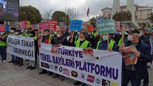 BAKIRKÖY'DE ESNAF EYLEMİ !