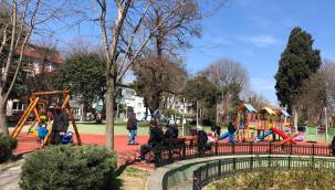 Bakırköy'de hafta sonu parklar doldu taştı