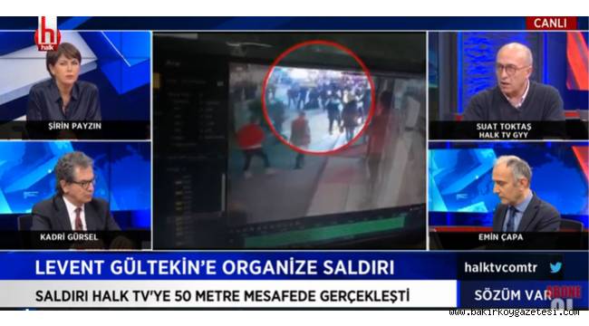 HALK TV GENEL YAYIN YÖNETMENİ ''SALDIRI ORGANİZE ''