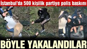 İstanbul'da 500 kişilik partiye polis baskını: Böyle yakalandılar…