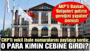 AKP'li belediyeye zor soru: 700 bin lira kimin cebinde?