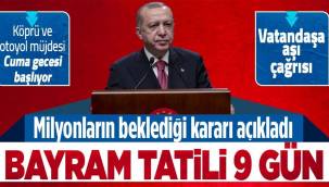  Kurban Bayramı tatili süresi belli oldu