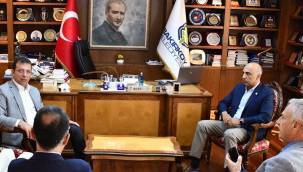 EKREM İMAMOĞLU ,BÜLENT KERİMOĞLU'NU ZİYARET ETTİ 