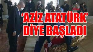 Erdoğan Anıtkabir Özel Defteri'ne ne yazdı?