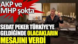 Sedat Peker Türkiye'ye geldiğinde olacakların mesajını verdi