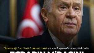 Bahçeli'den Akşener'e çok sert sözler: Ecdadımızın hatıralarını sulandıran meczuplar...