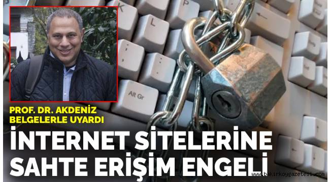 Sahte erişim engeli kararına takipsizlik verdi
