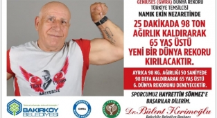 BAKIRKÖY BELEDİYESİ İŞBİRLİĞİ İLE 29 EKİM'DE DÜNYA REKORU DENEMESİ!