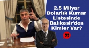 ÜNLÜLERİN KUMAR LİSTESİ KABARIK ÇIKTI, BALIKESİR SANAYİ ODASI BAŞKANI NAZMİ YARIŞ ÇIKTI