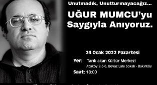 BAKIRKÖY’DE UĞUR MUMCU ANILACAK 