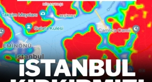 İstanbul’da korkutan harita! Kıpkırmızı oldu