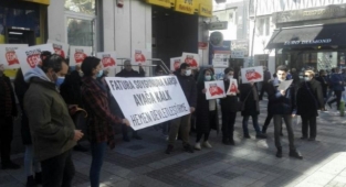 Bakırköy'de elektrik faturalarına karşı eylem