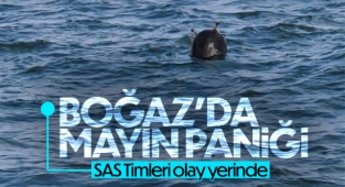 İstanbul Boğazı'nda tespit edilen cisim emniyete alındı