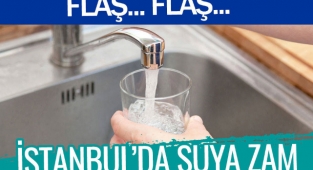 İstanbul'da suya zam !