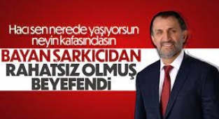 Belediye başkanı kadın sanatçının sahne almasına tepki gösterdi