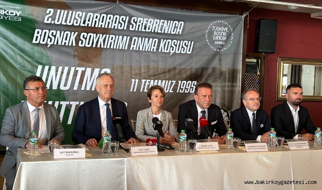 2. Uluslararası Srebrenitsa Boşnak Soykırımı Anma Koşusu'nun basın toplantısı yapıldı