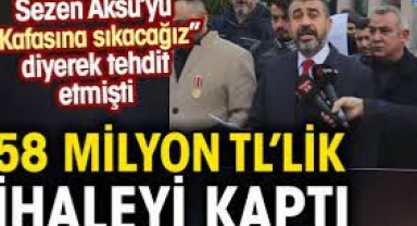 AKP'li Erol Bulut 58 milyon TL'lik ihaleyi kaptı. Sezen Aksu'yu kafalarına sıkacağız diye tehdit etmişti