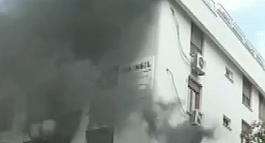 Bakırköy’de güzellik merkezinde yangın